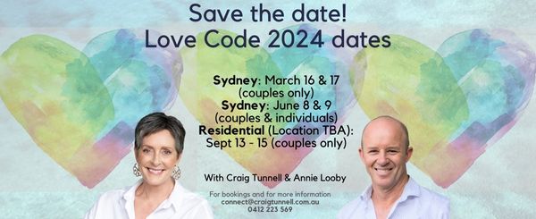 love code relationship workshops for couples and individuals to heal your relationship craig tunnell annie looby